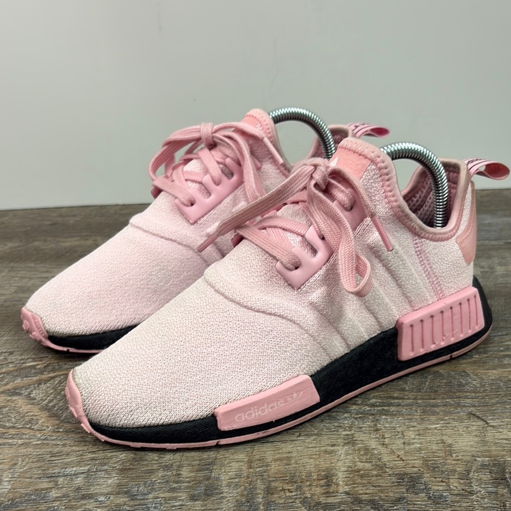Adidas NMD_R1 True Pink Black FX0825 Women’s Running Sneakers Size 7